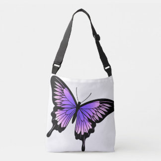 Schöne Lavendel Butterfly Crosskörper Tasche