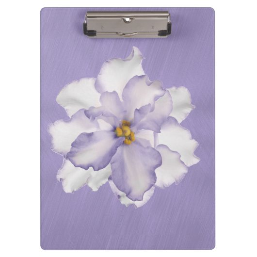 Schöne Lavendel-Orchidee Klemmbrett (Vorderseite)