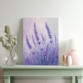 Schöne Lavendel Pastel Illustration Leinwanddruck