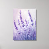Schöne Lavendel Pastel Illustration Leinwanddruck (Vorderseite)
