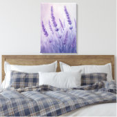 Schöne Lavendel Pastel Illustration Leinwanddruck (Insitu (Schlafzimmer))