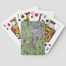 Schöne Lavendel Spielkarten
