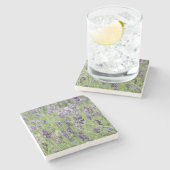 Schöne Lavendel Steinuntersetzer (Seitenansicht)