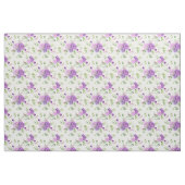 Schöne Lavendel und weiße Blumenstoffe Stoff (Fat Quarter (45,7 x 55,9 cm))