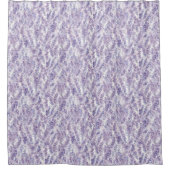 Schöne Lavendelblumen Brautdusche Duschvorhang (Vorderseite)