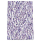 Schöne Lavendelblüten Brautdusche   Mittlere Geschenktüte (Vorderseite)