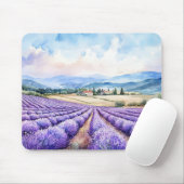 Schöne Lavendelfelder Kunst Mousepad (Mit Mouse)