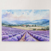 Schöne Lavendelfelder Puzzle (Horizontal)