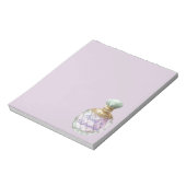 Schöne Lavendelparfümflasche Notizblock (Rotiert)