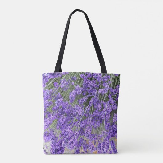 Schöne Lavender Bloms Bloms Tasche (Rückseite)