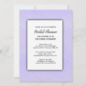 Schöne Lavender Bridal Dusche Einladung (Vorderseite)