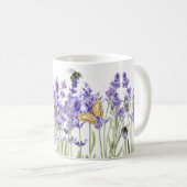 Schöne Lavender Butterfells Kaffeetasse (VorderseiteRechts)