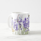 Schöne Lavender Butterfells Kaffeetasse (Vorderseite Links)