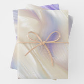 Schöne Lavender Ivory Pearl Wedding Geschenkpapier Set (Beispiel)