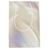 Schöne Lavender Ivory Pearl Wedding Mittlere Geschenktüte (Vorderseite)