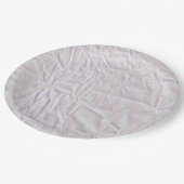 Schöne lavender paper Teller mit geflochtenem Desi (Schrägansicht)