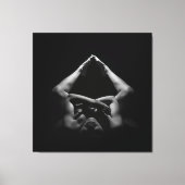 Schöne lebende Frau Leinwanddruck (Vorderseite)