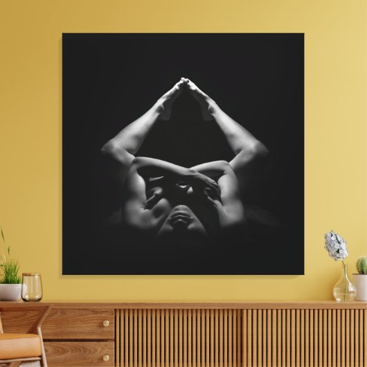 Schöne lebende Frau Leinwanddruck (Insitu (Wohnzimmer))