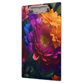 Schöne, lebendige Blume Mix 2 Klemmbrett (Links)