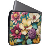 Schöne Lebendige Blumen Kunst IPhone-Hülle Laptopschutzhülle (Vorne Rechts)