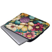 Schöne Lebendige Blumen Kunst IPhone-Hülle Laptopschutzhülle (Vorne Knopf)
