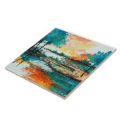 Schöne, lebendige Farben Landschaftsbild Kunst und Fliese (Seite)