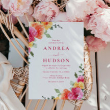 Schöne, lebendige Frühjahrsblütenhochzeit