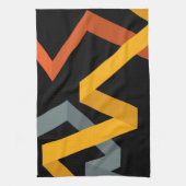 Schöne, lebendige, moderne, urbane grafische Wege Geschirrtuch (Vertikal)