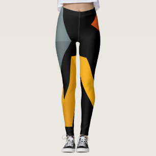 Schöne, lebendige, moderne, urbane grafische Wege Leggings