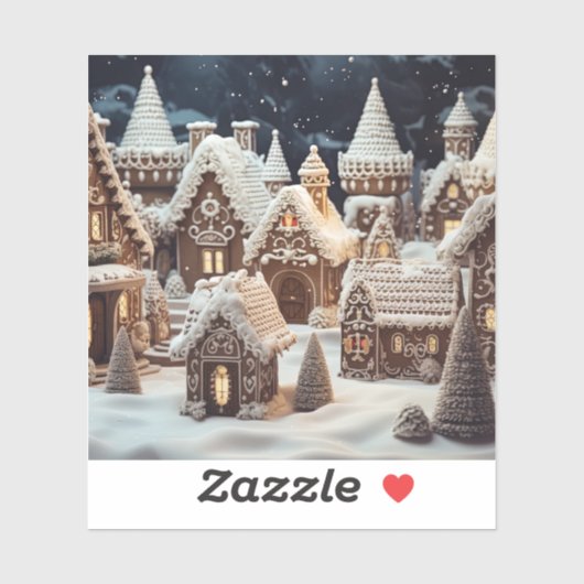 Schöne Lebkuchenstadt Aufkleber (Blatt)