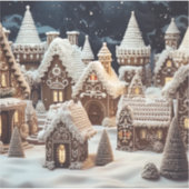 Schöne Lebkuchenstadt Aufkleber (Vorderseite)