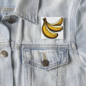Schöne leckere Banane Button (Beispiel)