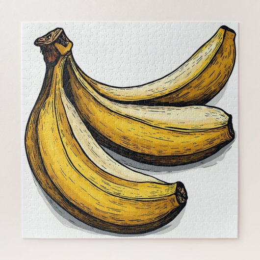 Schöne leckere Banane Puzzle (Vertikal)