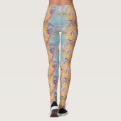 Schöne Leggings Aquarellbilder (Rückseite)