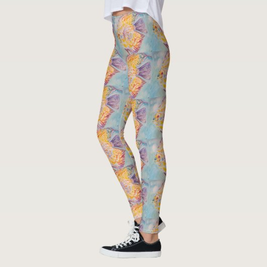 Schöne Leggings Aquarellbilder (Links)
