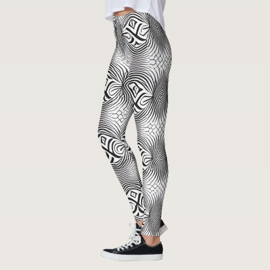 Schöne Leggings der Abstrakten Kunst (Links)