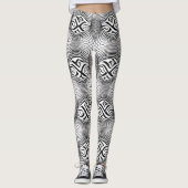 Schöne Leggings der Abstrakten Kunst (Vorderseite)