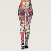 Schöne Leggings der Abstrakten Kunst (Rückseite)