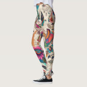 Schöne Leggings der Abstrakten Kunst (Links)