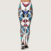 Schöne Leggings der Abstrakten Kunst (Rückseite)
