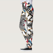 Schöne Leggings der Abstrakten Kunst (Links)
