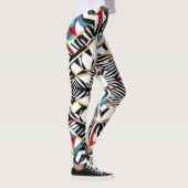Schöne Leggings der Abstrakten Kunst (Rechts)