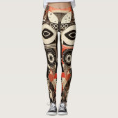 Schöne Leggings der Abstrakten Kunst (Vorderseite)
