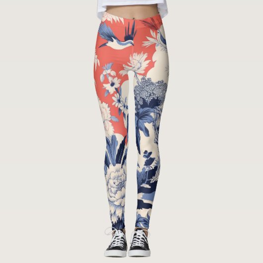 Schöne Leggings der Abstrakten Kunst (Vorderseite)