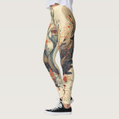 Schöne Leggings der Abstrakten Kunst (Links)