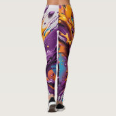 Schöne Leggings der Abstrakten Kunst (Rückseite)