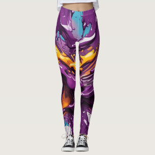 Schöne Leggings der Abstrakten Kunst