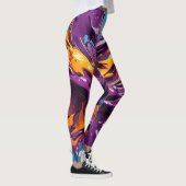 Schöne Leggings der Abstrakten Kunst (Rechts)