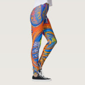 Schöne Leggings der Abstrakten Kunst (Rechts)