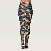 Schöne Leggings der Abstrakten Kunst (Rückseite)